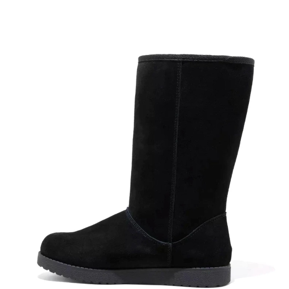 Universal Thread Women's Sarah Black Suede Shearling Winter Boots Pick 9